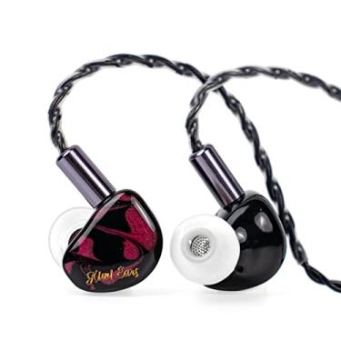 Imagem de Linsoul Kiwi Ears Cadenza IEM com driver dinâmico de berílio de 10 mm impresso em 3D com plugue intercambiável removível 0,78 cabo IEM de 3,5 mm com 2 pinos para músicos e audiófilos
