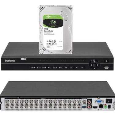 Imagem de Dvr Gravador Stand Alone Intelbras MHDX 1232 de 32 canais com 1tb e De