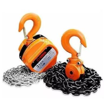 Imagem de Talha 3 Toneladas Corrente Dupla 3 Metros Terra Equipamentos