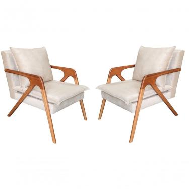 Imagem de Kit 2 Poltronas Monalisa Luxo 0126 Ferrugem