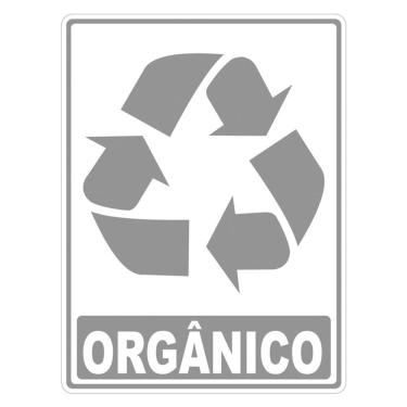 Imagem de Adesivo Lixo Reciclavel 20cm X 15cm Nome Do Desenho Orgãnico