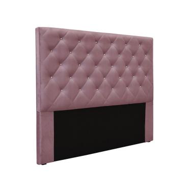 Imagem de Cabeceira Cama Box Queen 160 Cm Tania Veludo S04 - D'rossi Cor Uva