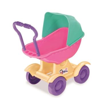 Imagem de Carrinho De Boneca Soneca Para Meninas Rosa Tilin