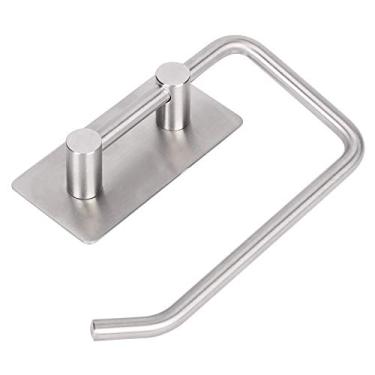 Imagem de Suporte de papel de rolo de cozinha, suporte de toalheiro de aço inoxidável para banheiro e hotel, ferramenta doméstica essencial
