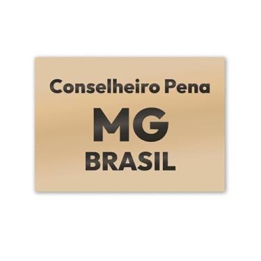 Imagem de Imã de Geladeira Conselheiro Pena MG MDF 8x5