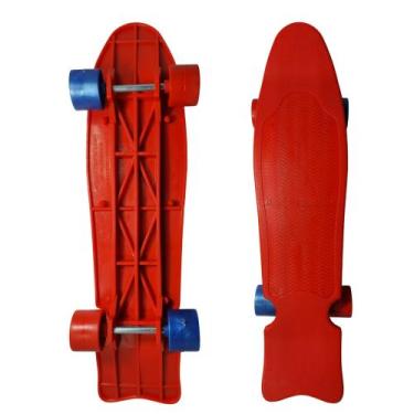 Imagem de Skate Infantil Semi Profissional Cruiser Masculino Feminino Brinquedo 