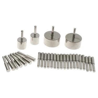 Imagem de The Beadsmith Wig Jig, 30 pc Peg Kit–Large & Small Metal Rounds, Metal Pins 2 Sizes, Plastic Guards & Storage Case–Make Wire Components & Jewelry Designs Exclusively w/beadsmith (Wig-A-Ma-Jig Deluxe)