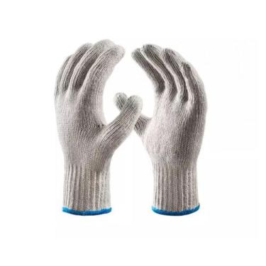 Imagem de Luva Malha Lisa Tricotada Branca Cottonflex equotGequot c/12pcs - DANN