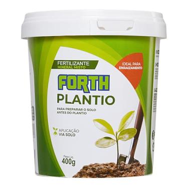 Imagem de Forth Plantio, Fertilizante Mineral Misto, Enraizador, Mudas, Condicionador de Solos, NPK + Micronutrientes, Granulado, Nutrição Completa, Balde, 400g