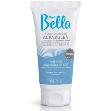 Imagem de Depil Bella Creme Calmante Alfazuelen Facial e Corporal Ameniza Irrita