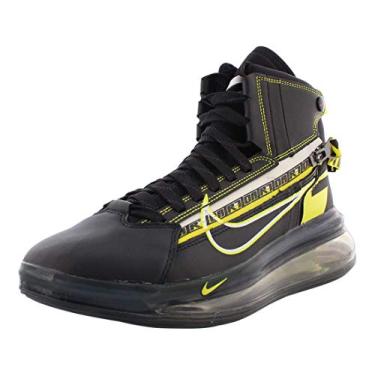 Imagem de Nike Tênis unissex Air Max 720 Satrn AS QS, Black/Dynamic Yellow-university Red, 9.5