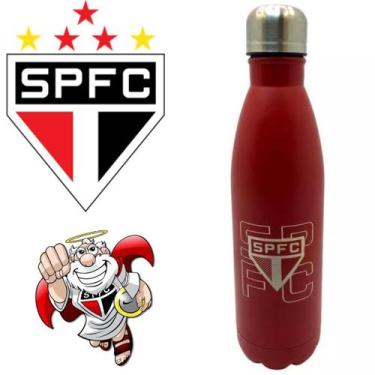 Imagem de Cantil Esportivo Aço Inox 750Ml São Paulo Inquebrável Barato - Zonne