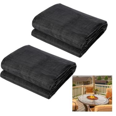 Imagem de Woanger Pacote com 2 mosquiteiros mais fortes para pátio, taxa de sombreamento 33% tela de malha de jardim, 3 x 6 m PPT barreira de rede nano para pássaros para plantas ao ar livre, pátios, varandas