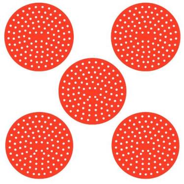 Imagem de Kit 5 Tapete Silicone Fogão Indução Almofada Protetora - Clink, Vermel