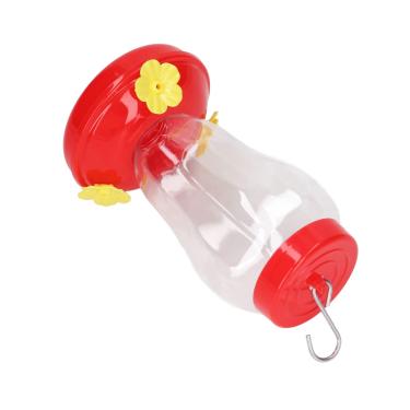 Imagem de Alimentador de Beija-flor Pendurado, Portátil, Carregamento Seguro, Alimentador de Beija-flor de Jardim, 3 Portas, Decoração de Jardim, Gancho de Ferro para Condado (Estilo 1)