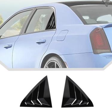 Imagem de JeCar Guarnição da tampa das persianas laterais pretas para Chrysler 300/300C 2011+