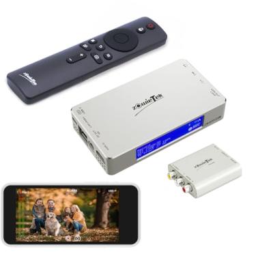 Imagem de Gravador de vídeo HDMI 4K com adaptador AV para HDMI, compatível com RCA, VHS, VCR, DVR, DVD, Hi8, Mini DV, câmara de vídeo, cassete, consolas de jogos, não requer PC