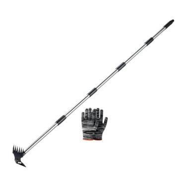 Imagem de Gralara Extrator de Ferramenta, Ancinho de Mão E Equipamento Ergonômico, Extrator E Removedor de Ferramenta para Plantio de Jardim E Pátio, 5 Seção