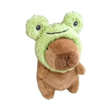 Imagem de Pelúcia De Capivara Fofa De Tamanho Pequeno Com Capuz E Asas, Brinqued