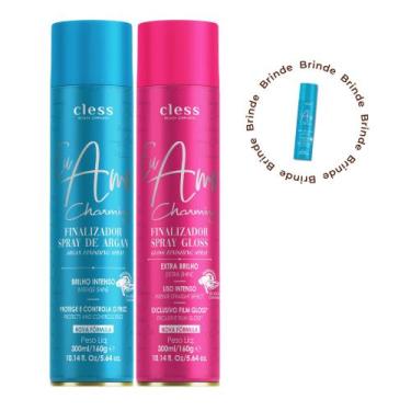 Imagem de Kit Spray Argan + Spray Gloss Eu Amo Charming 300ml