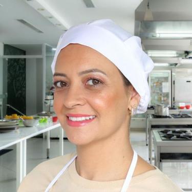 Imagem de Kit 5 Toucas Cozinha Higiênica de Tecido Oxford Cozinheira Churrasquei