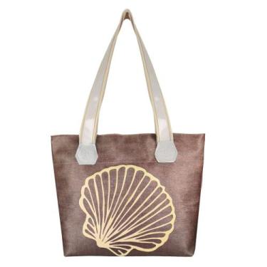 Imagem de Bolsa Feminina Concha Estampa Alto Relevo Magicc B-246