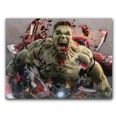 Imagem de Placa  MDF  20 cm x 30 cm - Hulk Bruce Banner Hulkbuster - BD Cases