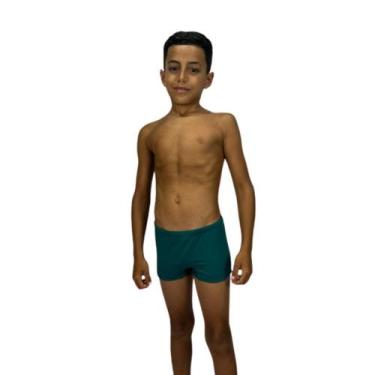 Imagem de Sunga Infantil Boxer Lisa Alta Qualidade Premium - SETE MODA PRAIA, Ve