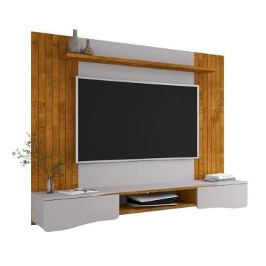 Imagem de Painel Suspenso Búzios TV 65” Prateleira e Portas Soft Close