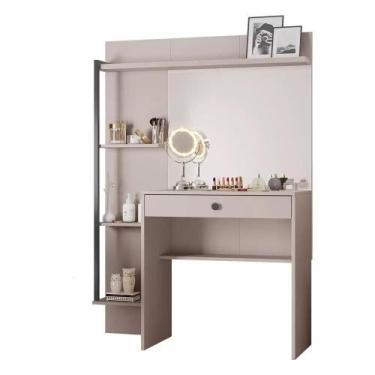 Imagem de Penteadeira Camarim Encanto com 1 Gavetas e com Espelho - JCM Movelari