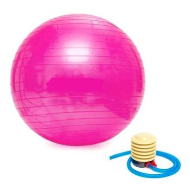 Imagem de Bola Pilates Yoga Abdominal 65cm com Bomba manual para enchimento - Ne