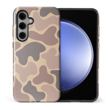 Imagem de ilikediy Capa para Samsung Galaxy S24, HL2 Camuflagem Folha Híbrida 2 Camuflagem Capa Rígida Silicone Design Padrão Capa Protetora