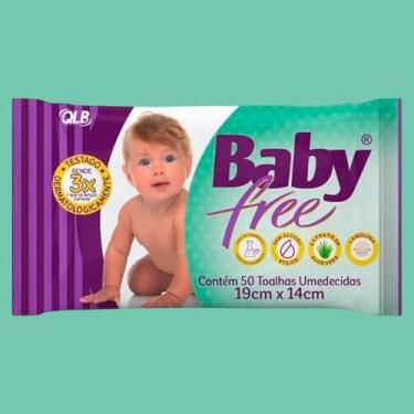 Imagem de Toalhas Baby Free com 50 Toalhas Umedecidas - Qualybless