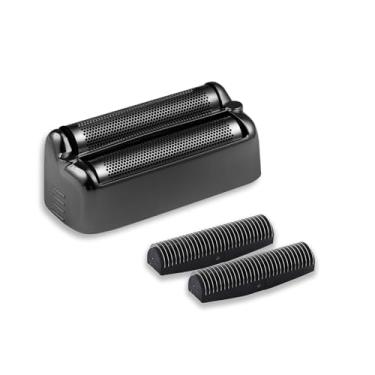 Imagem de Lâmina e cortador de reposição para barbeador BlackFX, compatível com o barbeador BaBylissPRO FXONE BlackFX de folha dupla, preto