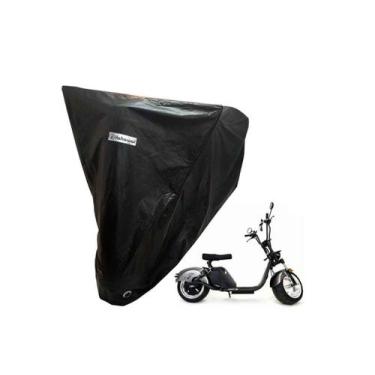 Imagem de Capa Protetora Moto Elétrica Chubby 3000 Forrada Térmica - Kahawai Cap