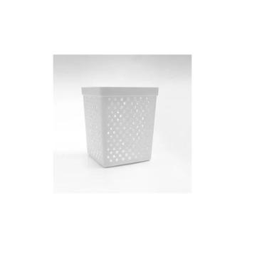 Imagem de Cesto Organizador Multiuso Quadratta 23X23X27cm Branco - Paramount