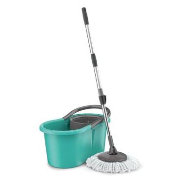 Imagem de Mop Giratório C/ Balde Esfregão Microfibra Limpeza 8 Litros - Wincy