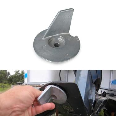 Imagem de Tonvesda Ânodo de zinco com aba de acabamento de motor de barco adequado para Mercury 8-9.9HP 853762T01 ou 822157T2