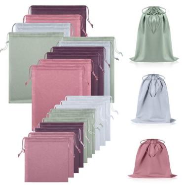 Imagem de Sacos de brinquedos de cetim para adultos Hillban, 20 unidades com cor