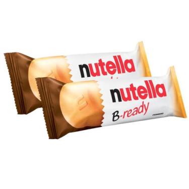 Imagem de Kit 2 Nutella B-ready Wafer Recheado 1 Unidade de 22g
