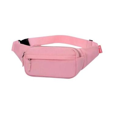 Imagem de Bolsa De Cintura Unissex De Grande Capacidade, Cor Sólida, Transversal