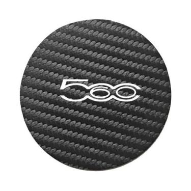 Imagem de Protetores De Porta-Copos Para Carro Fiat 500, 2 Peças, Almofadas Redo