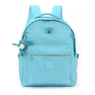 Imagem de Mochila Escolar Notebook Crinkle Up4you Turquesa - Luxcel 2023