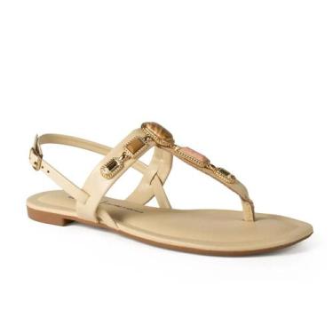 Imagem de Sandália Feminina Rasteira Dakota - Y9571-00 - Amêndoa, 37