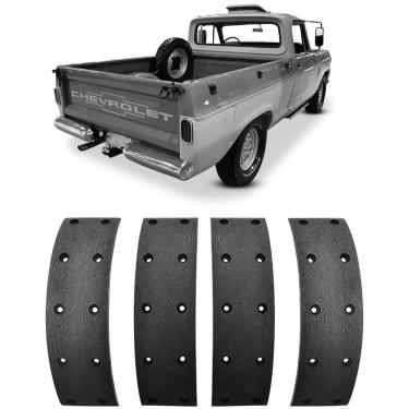 Imagem de Lona Freio Chevrolet A10 C10 Veraneio Traseira Fras-le 2006