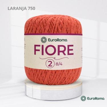 Imagem de Linha Fiore EuroRoma 8/4 Cores 150g, 750 | LARANJA