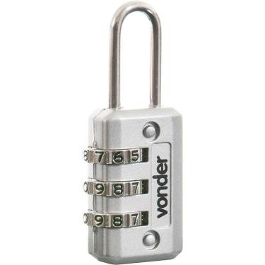 Imagem de Cadeado 3 Com Segredo Cinza - 32 52 120 000 - VONDER