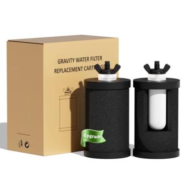 Imagem de Purewell Elementos de purificação compostos de 3 estágios atualizados PF-1, filtros de substituição para filtros Berkey e ProOne, sistema de filtro de água Berkey ou ProOne Big+ e sistema Purewell