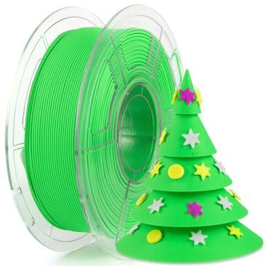 Imagem de Filamento de impressora 3D iSanMate Rapid Matte PLA 1,75 mm verde maçã