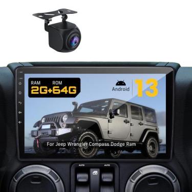 Imagem de Rádio de carro WonVon 10.2" Android 13 2GB+64GB Câmera GPS